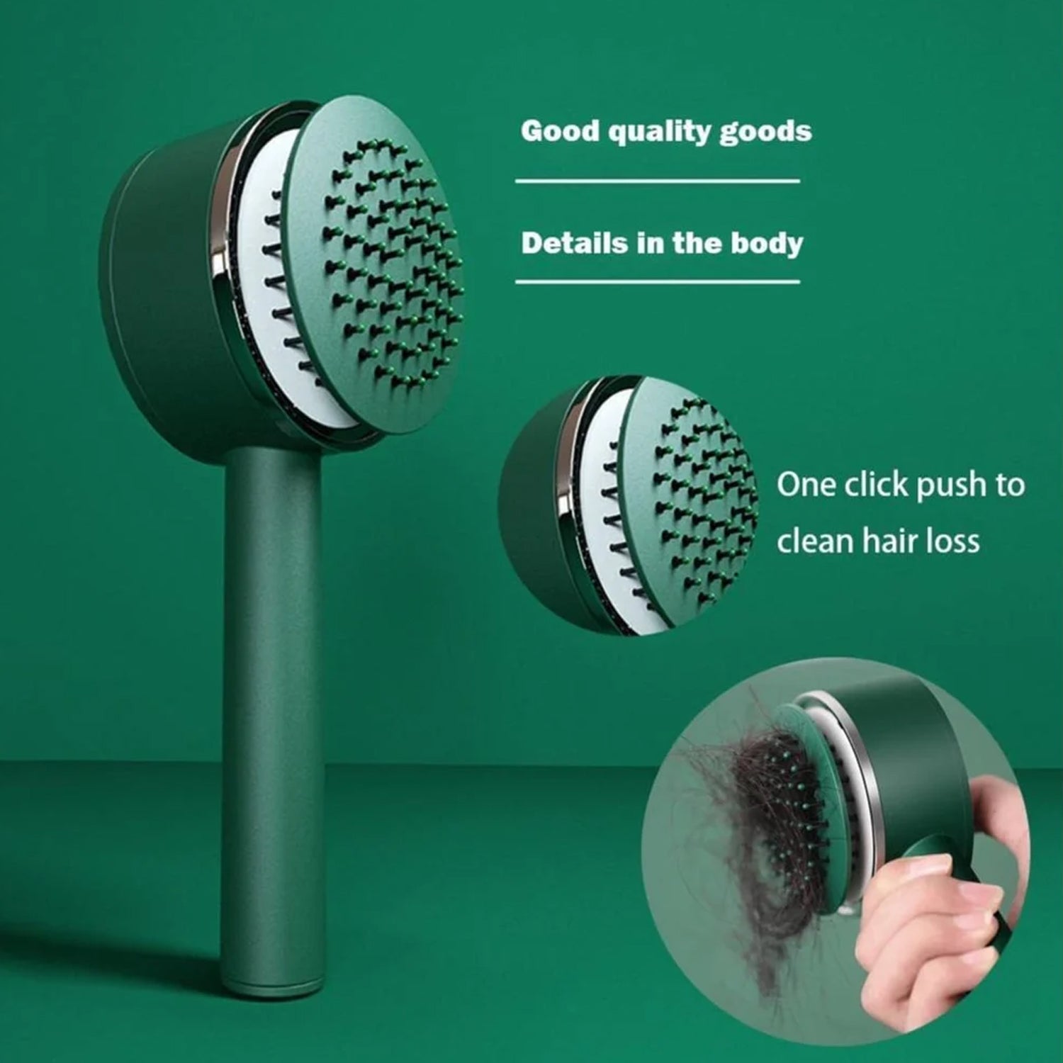 6034 Air Cushion Massage Brush, Airbag Massage Comb with Long Handle, Self-Cleaning Hair Brush, Detangling Anti-Static for All Hair 6034 Air Cushion Massage Brush, Airbag Massage Comb with Long Handle, Self-Cleaning Hair Brush, Detangling Anti-Static for All Hair